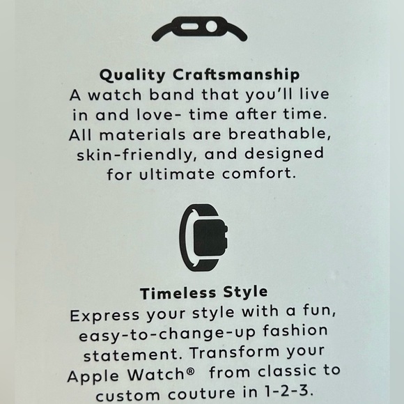 Royal Tech Rose Gold  Bead Bling Apple Watch Band Compatible 38/40/41 - Picture 7 of 7